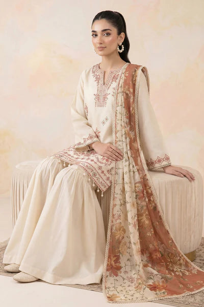 Embroidered - 2 Pc Lawn Suit Printed Dupatta (UNSTITCHED)