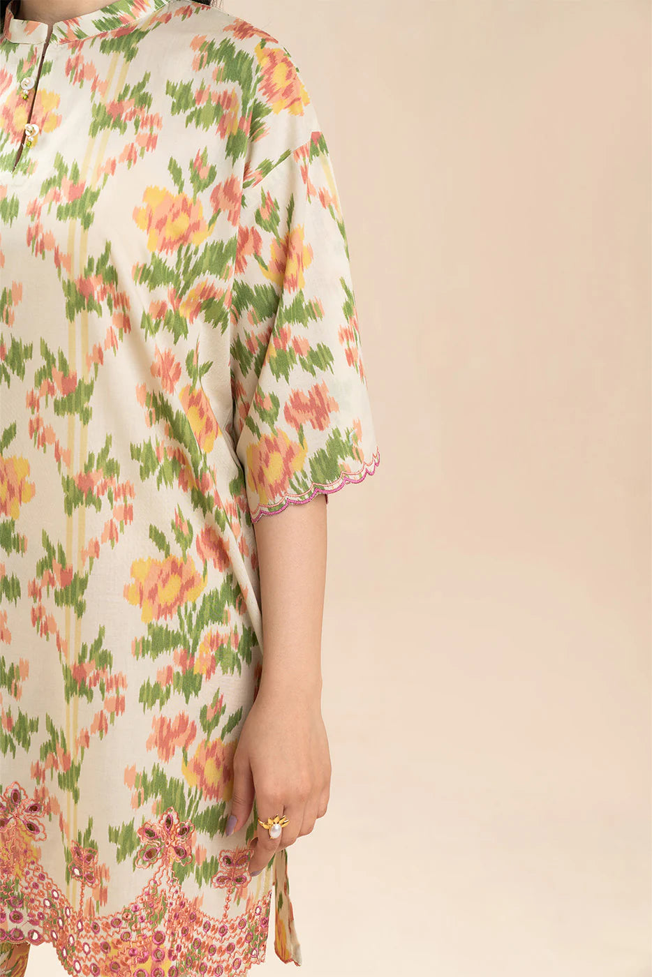 2 PIECE EMBROIDERED LAWN SUIT-INFLORESCENCE (UNSTITCHED)