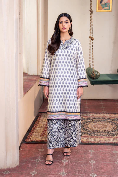 Embroidered - 2 Pc Lawn Suit (UNSTITCHED)