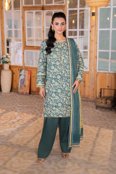 Printed - 2 Pc Lawn Suit Lawn Dupatta (UNSTITCHED)