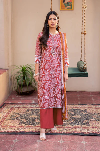 Printed - 2 Pc Lawn Suit (UNSTITCHED)