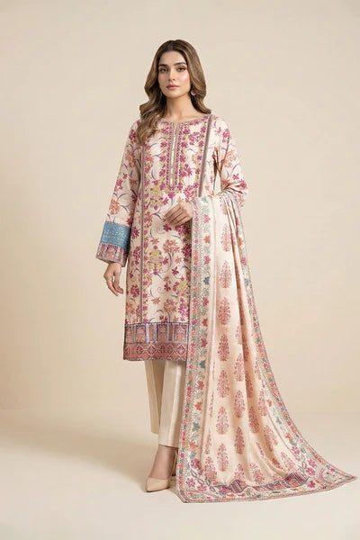 Embroidered - 3 Pc Lawn Suit (UNSTITCHED)