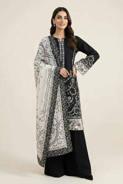 Printed - 3 Pc Lawn Suit (UNSTITCHED)