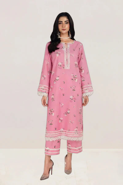 Printed - 2 Pc Lawn Suit (UNSTITCHED)