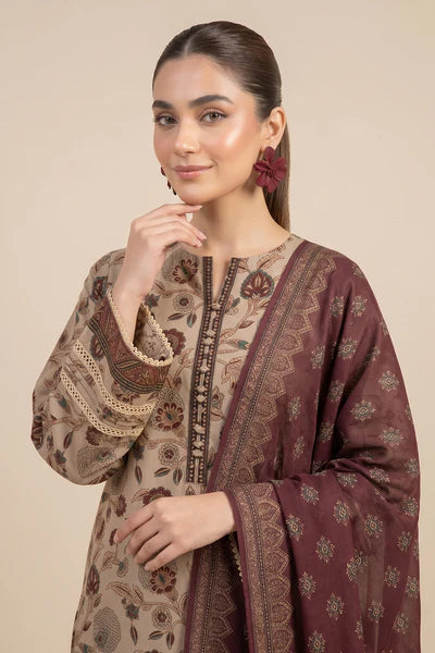 Printed - 2 Pc Lawn Suit (UNSTITCHED)