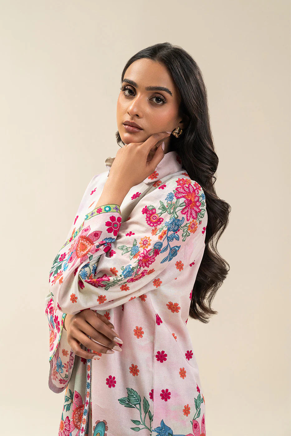 2 PIECE EMBROIDERED LAWN SUIT-PETAL POETRY (UNSTITCHED)