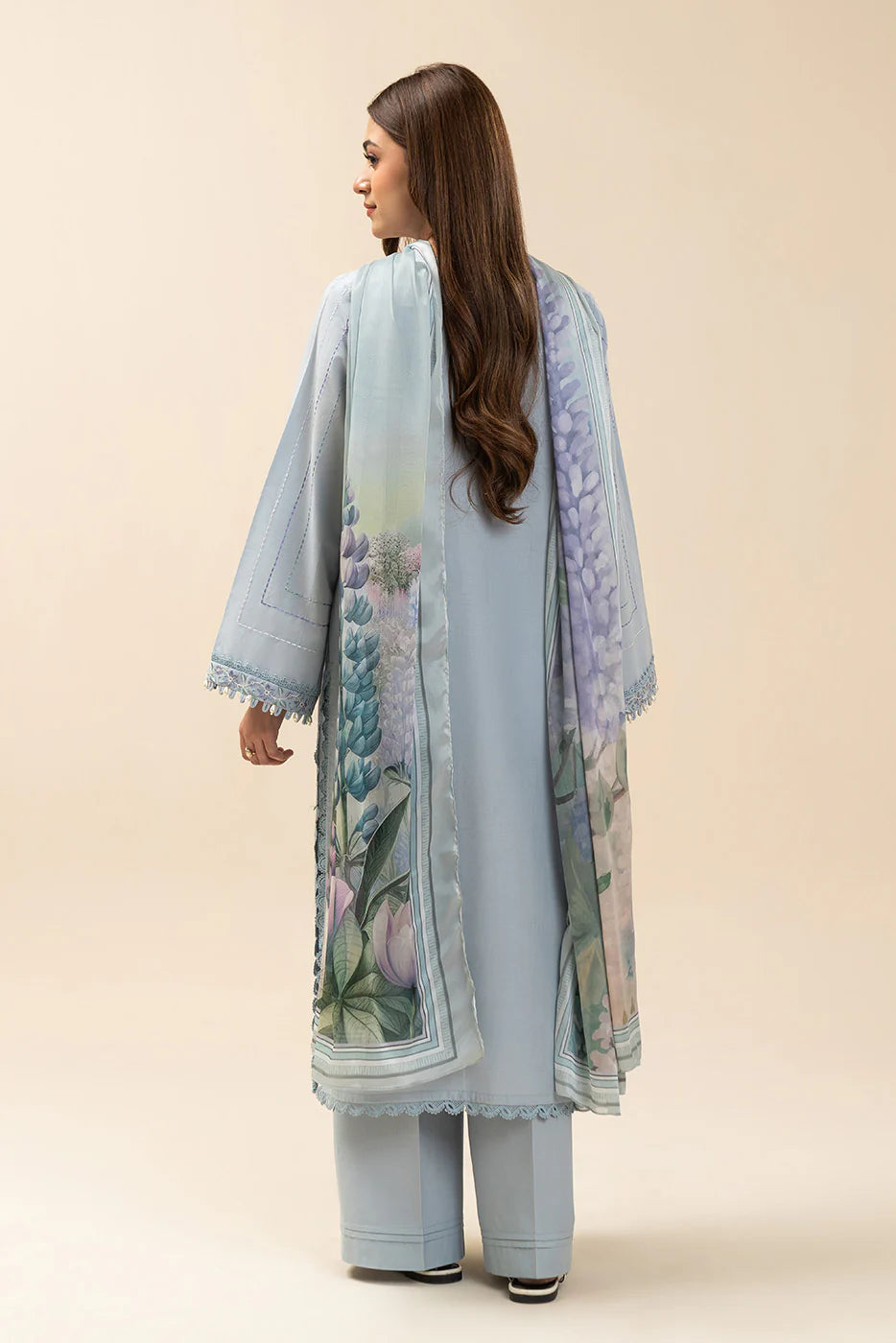2 PIECE EMBROIDERED LAWN SUIT-MORNING DEW (UNSTITCHED)