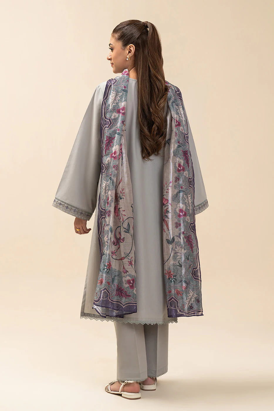 3 PIECE EMBROIDERED LAWN SUIT-ETHEREAL VEIL (UNSTITCHED)