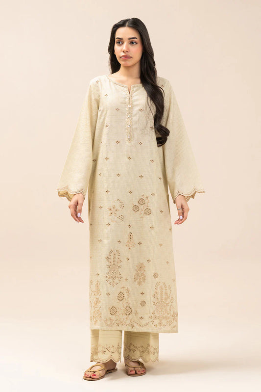 2 PIECE EMBROIDERED TEXTURED LAWN SUIT-PETAL WHISPER (UNSTITCHED)