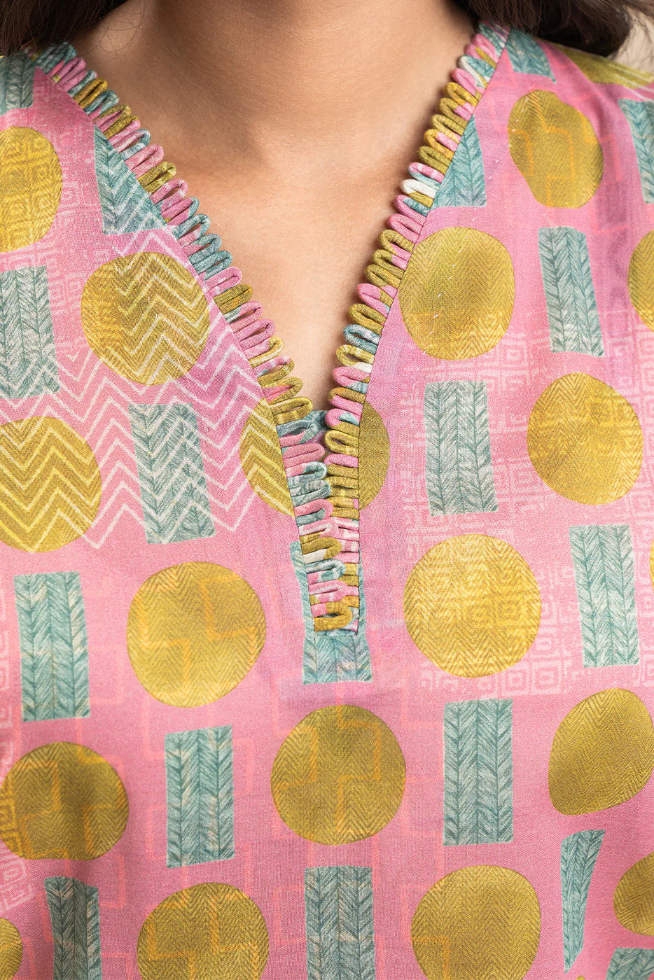 3 PIECE PRINT LAWN SUIT-FLEOR PRISM (UNSTITCHED)