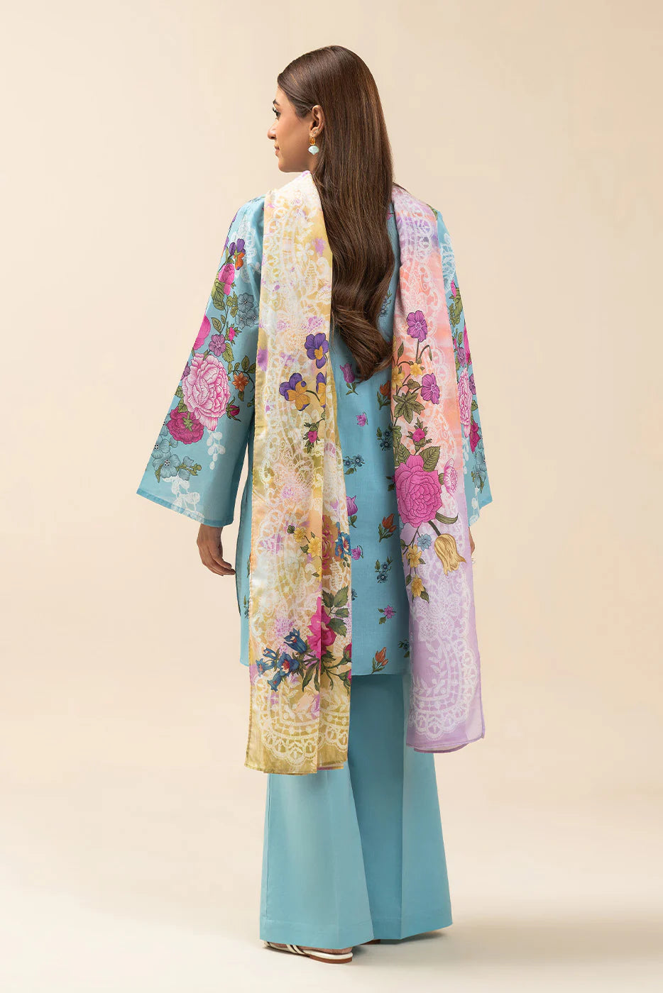 3 PIECE PRINTED LAWN SUIT-PETALIA (UNSTITCHED)