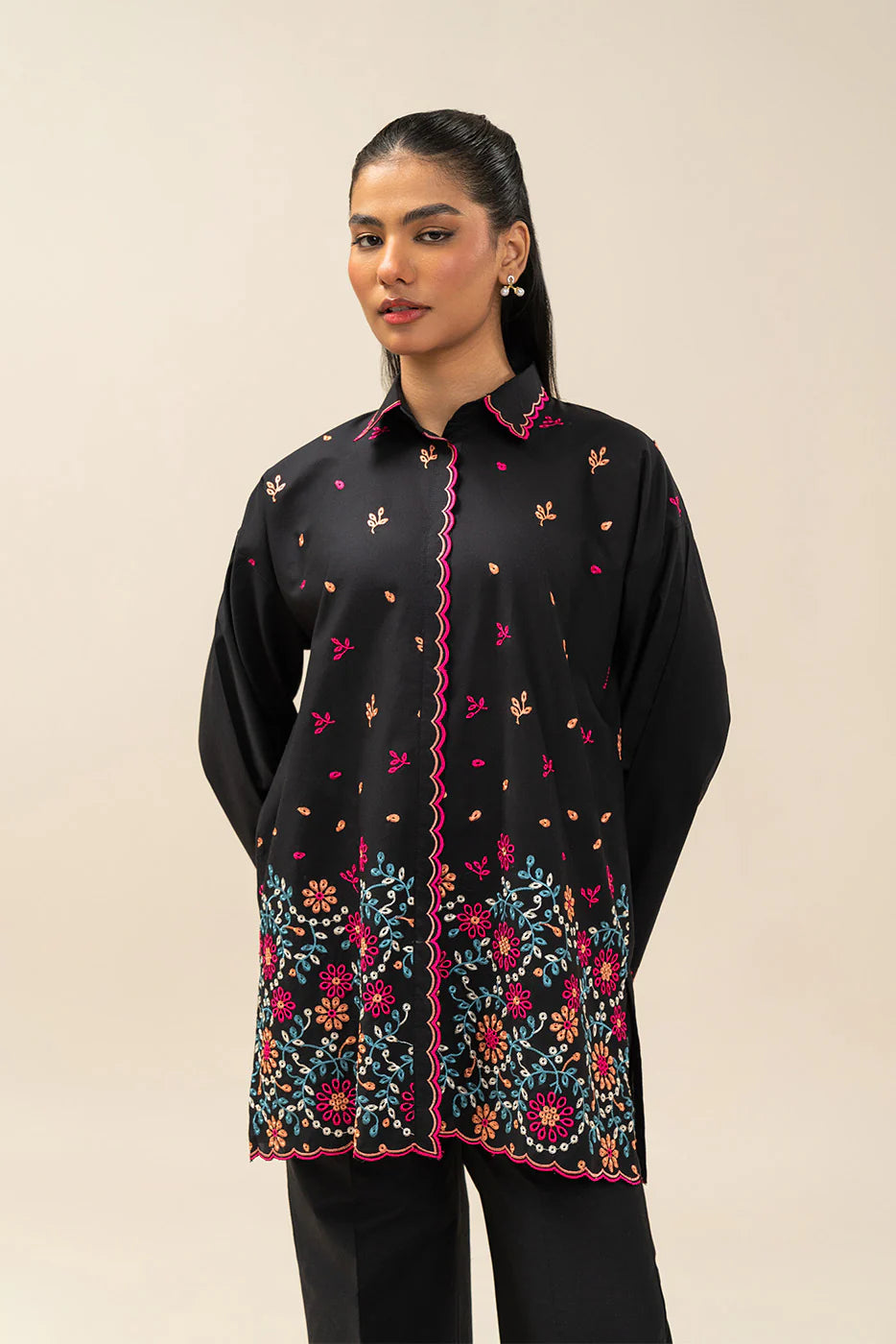 2 PIECE EMBROIDERED LAWN SUIT-VERDANT SPRAY (UNSTITCHED)