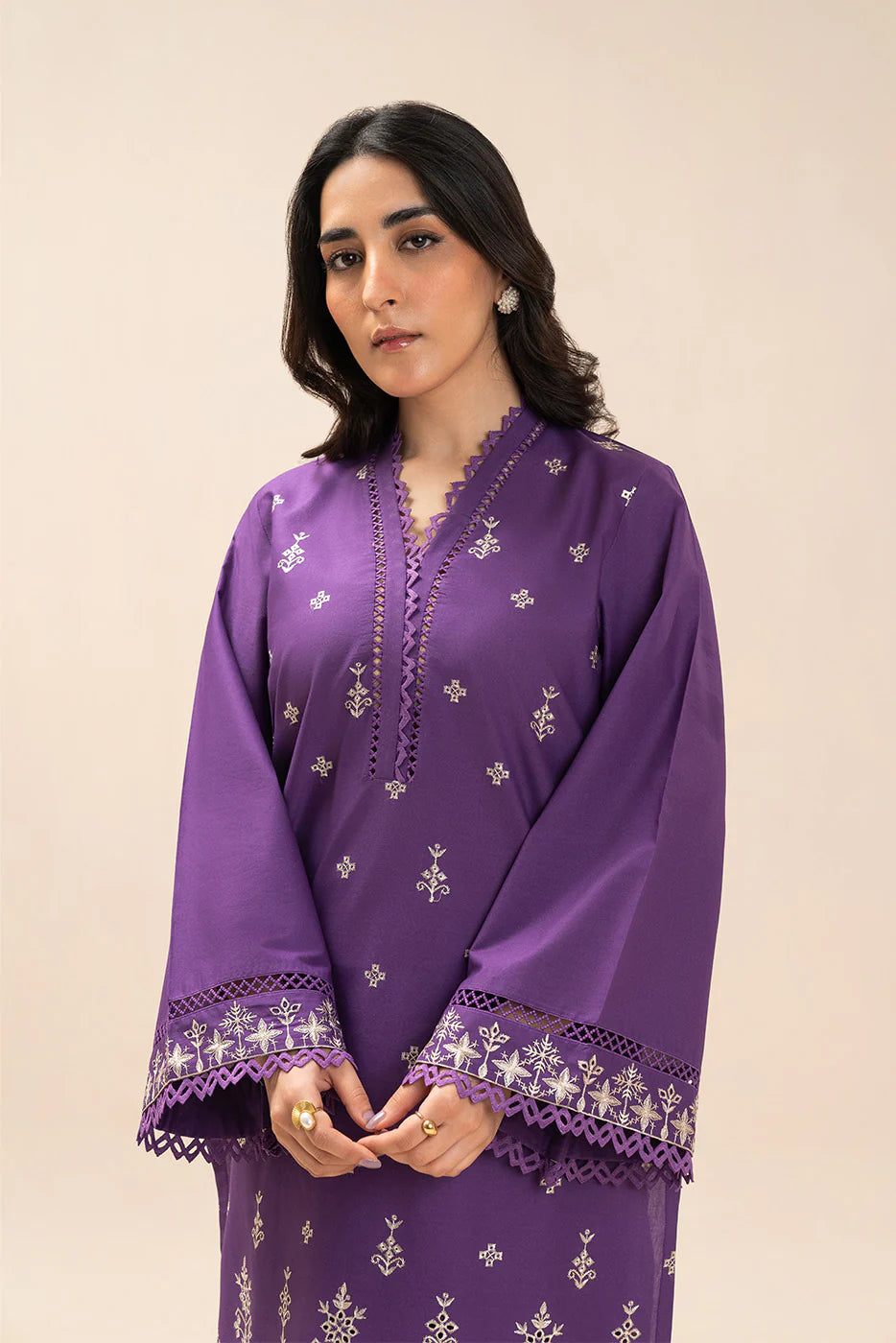 2 PIECE EMBROIDERED LAWN SUIT-ROYAL ENSEMBLE (UNSTITCHED)