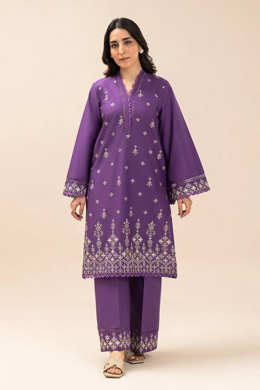 2 PIECE EMBROIDERED LAWN SUIT-ROYAL ENSEMBLE (UNSTITCHED)