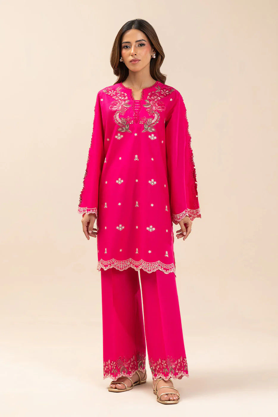 2 PIECE EMBROIDERED LAWN SUIT-FUCHSIA FANTASY (UNSTITCHED)