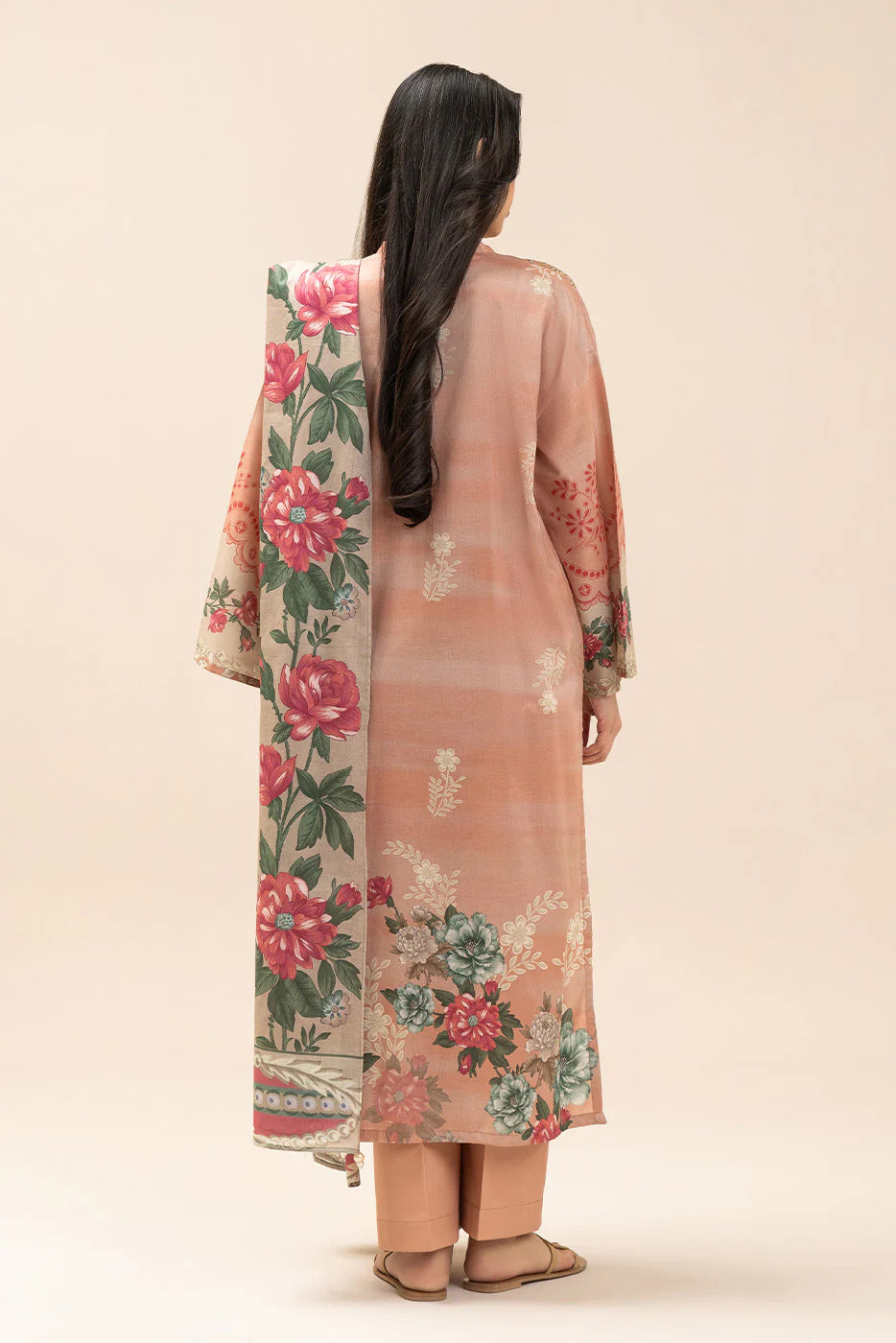 3 PIECE PRINTED LAWN SUIT-CANDY BLOSSOM (UNSTITCHED)